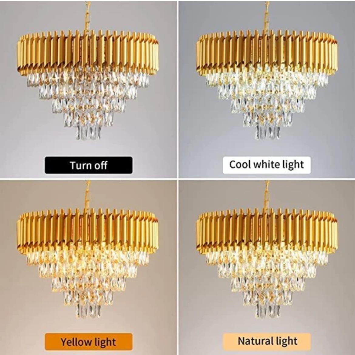 400 mm Gold Celling Light Celling For drawing Room