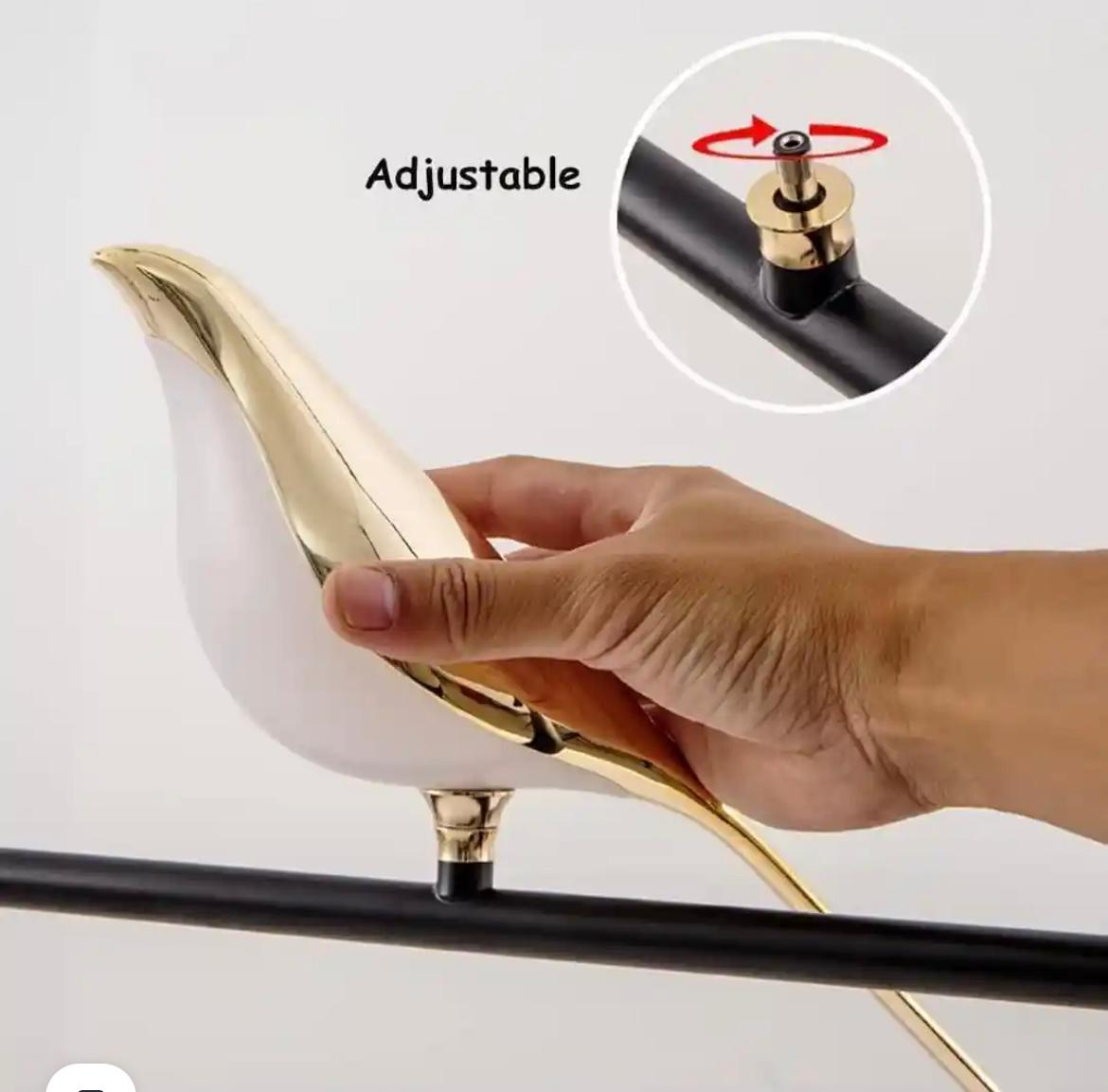 Bird try colour wall light