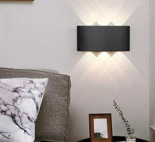 Metal Led Up & Down 3+3 Wall Light IP -65