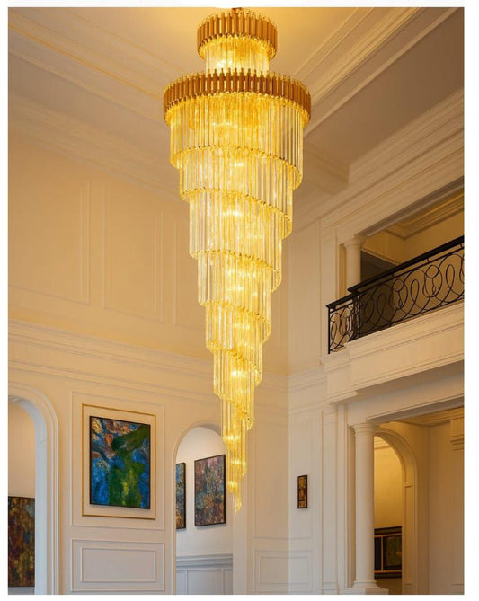 Golden mamba chandeliers