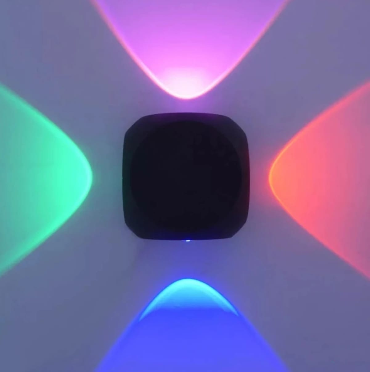 4 way RGB Still  wall Light metal Body