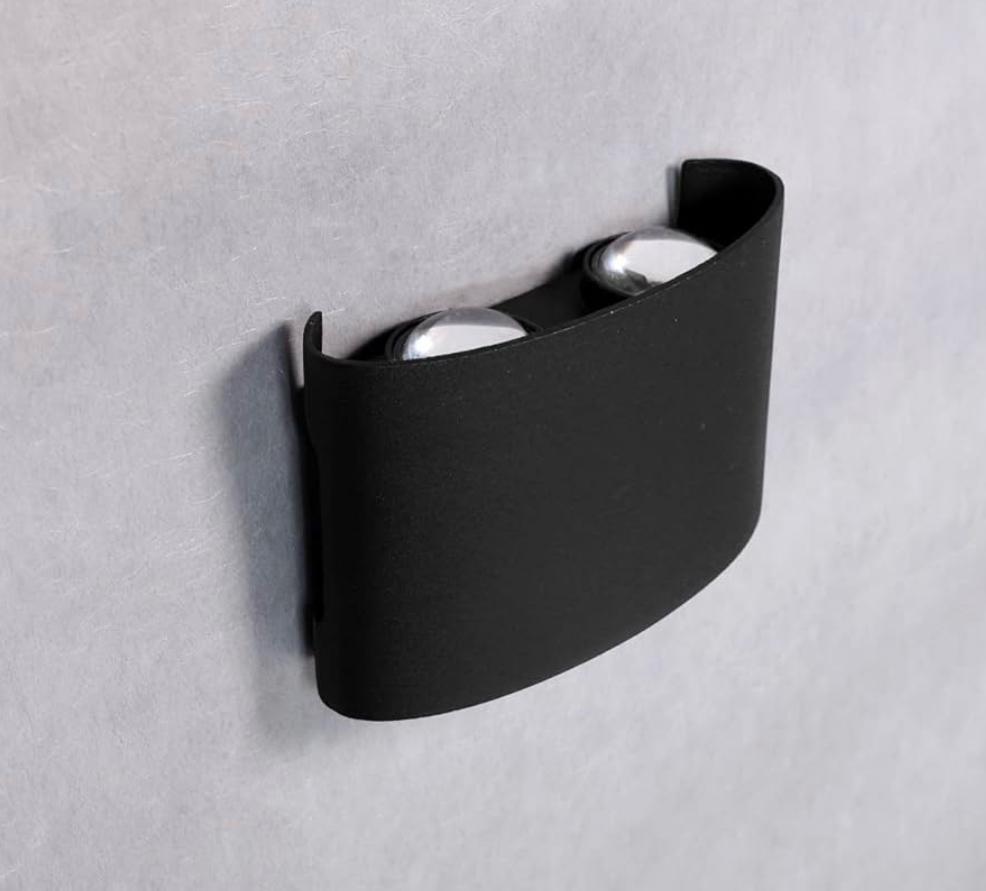 2+2 Wall Light metal body  up down light warm white