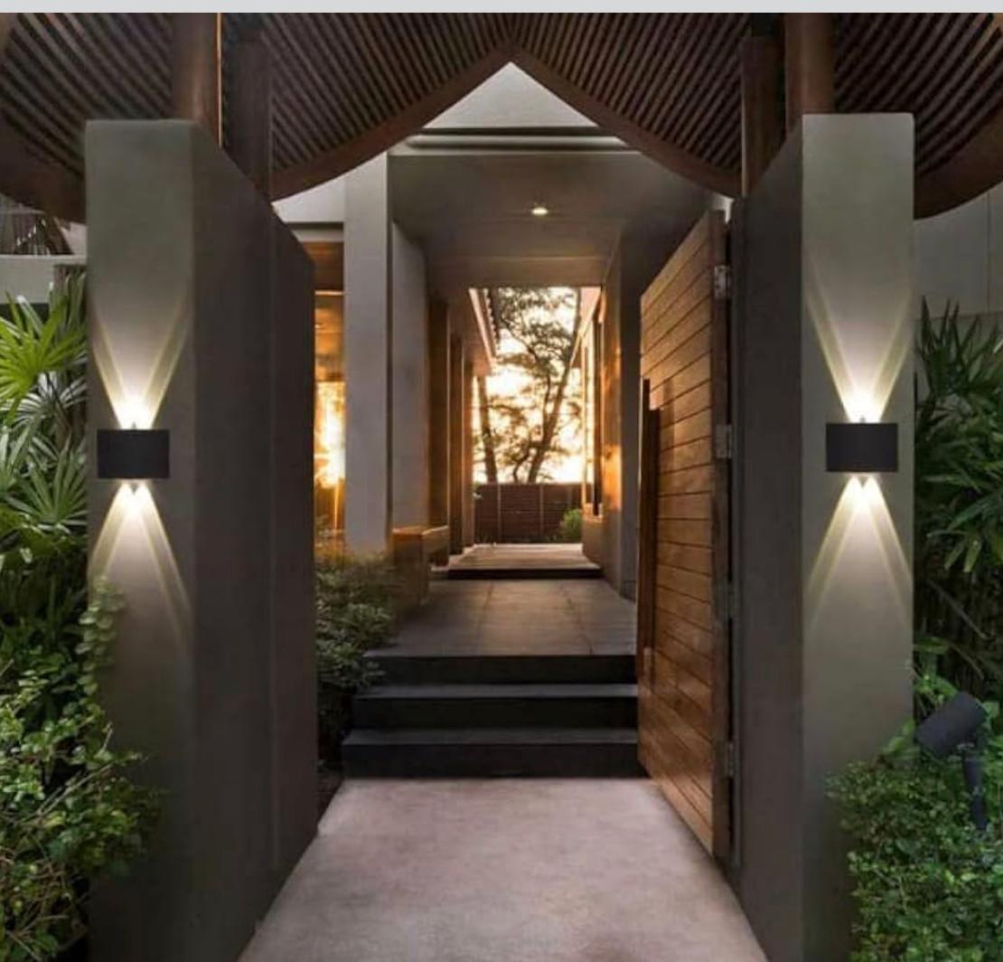 2+2 Wall Light metal body  up down light warm white