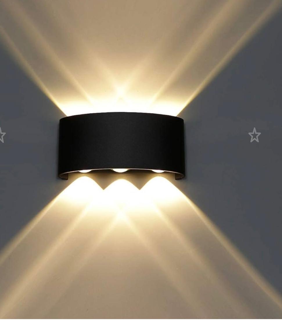 Metal Led Up & Down 3+3 Wall  Light IP -65