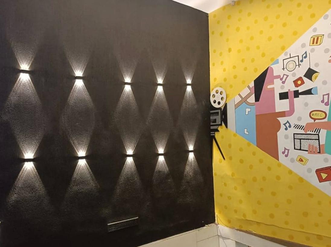 Metal Led Up & Down 3+3 Wall  Light IP -65